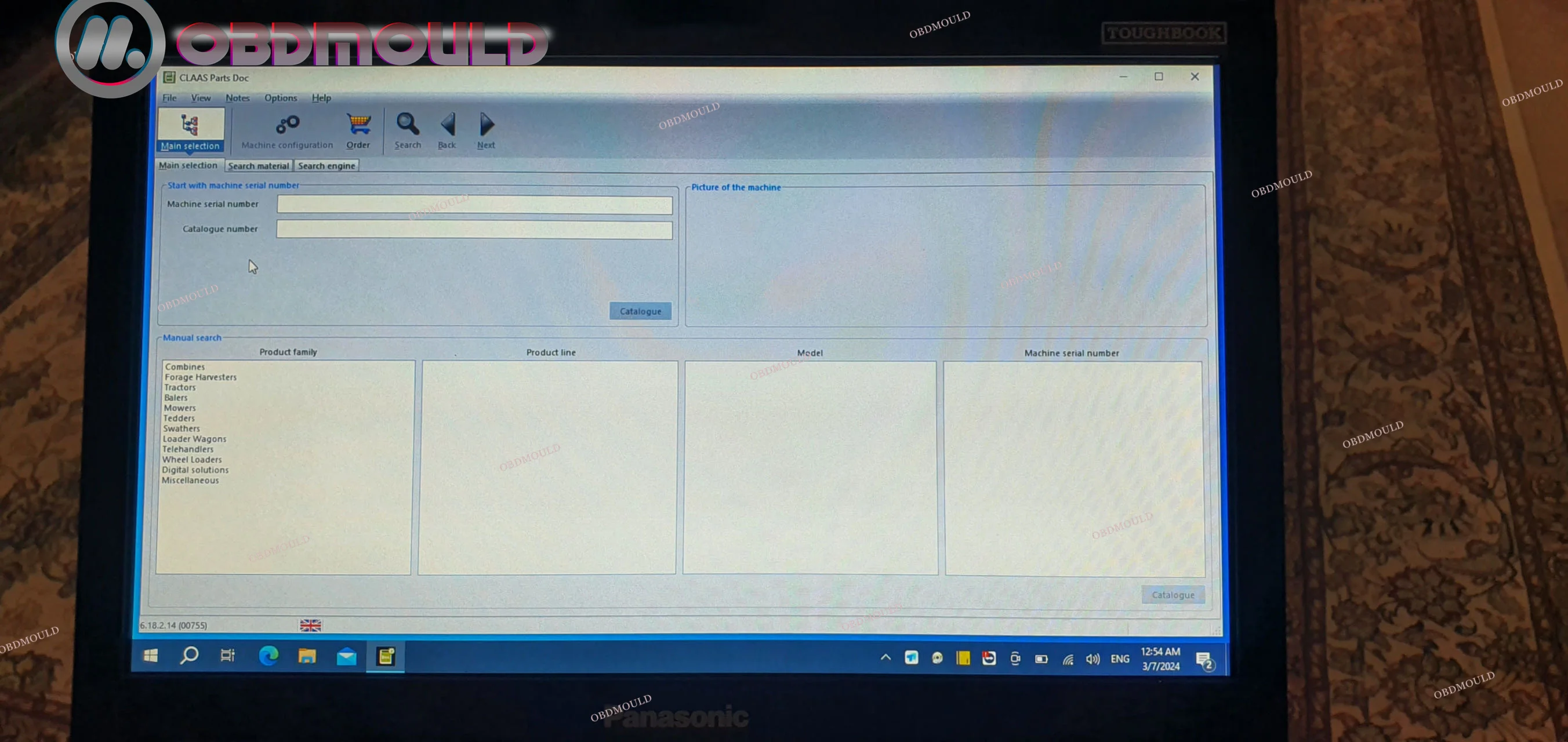 CF19 Laptop For CLAAS Diagnostic Tool (CANUSB) MetaDiag Excavator Diagnostic Scanner Tool For CLASS Construction Truck