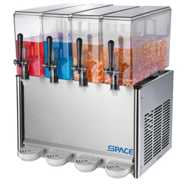 Four Tanks Fresh Juice Dispenser Machine , Restaurant / Party Beverage Dispenser