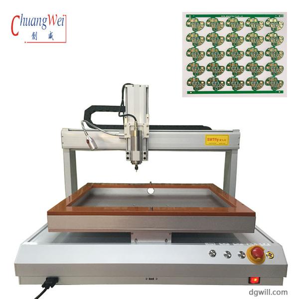 Buy LCD Digital Display Desktop Pcb Router Machine With Robust Frame at wholesale prices