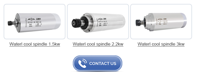 Inverter Drive GDZ-93x82-1.5 18000rpm Square Air Cooled Spindle Motor with ER20 Collect