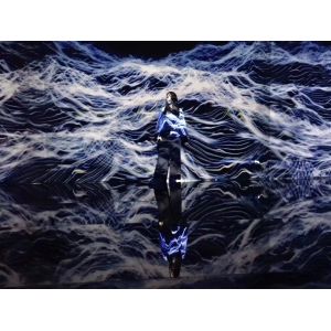 HD Holographic Projection System / Live Hologram Projection With 3d Holofilm