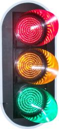 Quality Multi ply sealed 12 Led Traffic Signal Light Waterproof 85 - 265VAC With Full Ball for sale