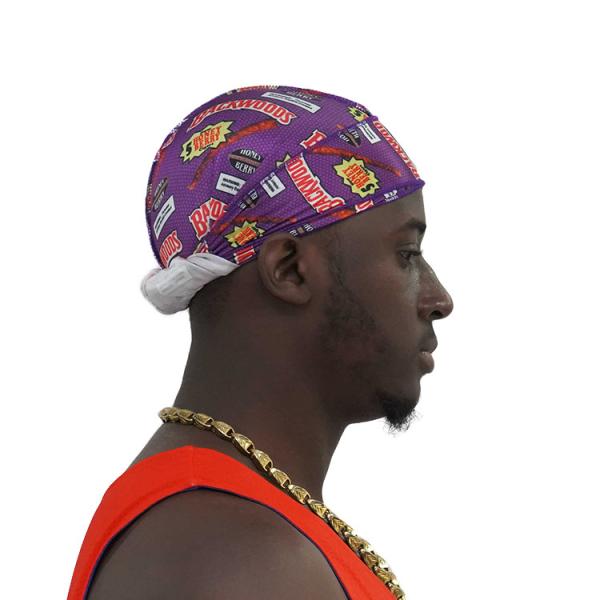 540 Waves Silk Design Durag With Custom Logo