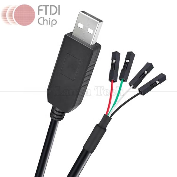 High Compatible WIN7 10 FTDI FT232 5V 3.3V USB to Uart TTL Serial Cable for Raspberry Pi