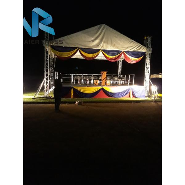 Studio / Event Curved Aluminum Truss Roof Systems High Loading Capacity
