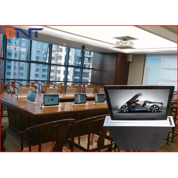 Ultra Thin Automatic LCD Monitor Lift With 21.5 Inch Retractable Screen