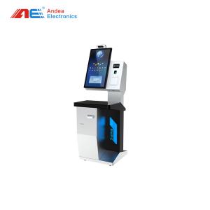 Quality Touch Screen Kiosk All In One Automatic Query Machine RFID Self Service Kiosk For Multiple Book Check In And Out for sale
