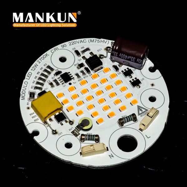 104LM/W 12 W Ceiling Light LED Module 2700K CRI90 TRIAC Dimming