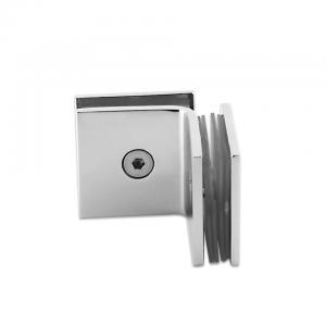 China 90 Degree Stainless Steel Glass Clip For Shower Door Glass To Wall Enclosure on sale