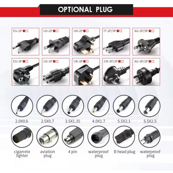 12V 5A 20V 2.5A AC To DC Power Adapter 12V 5A Single Output Customization