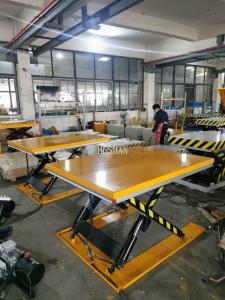 Quality Electric Presto Scissor Lift Table 1 Ton Hydraulic Low Profile Electric Lift Table for sale