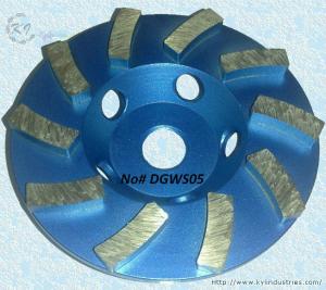 China Diamond Segmented Turbo Cup Grinding Wheel for Grinding and Polishing Granite - DGWS05 on sale