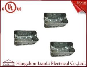 Quality UL Approvals Metal Conduit Boxes Galvanised Handy Box 2 inch * 4 Inch for sale