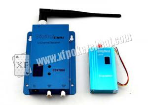 China Blue Aluminum Gambling Accessory 4 Channel Wireless Receiver 1.2 Ghz on sale