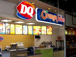 China 3D LED Front-lit Signs With Brushed Stainless Steel Letter Shell For Dairy Queen on sale