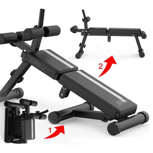 Foldable Utility Bench Multifunctional Sit Up Bench Foldable Press Bench