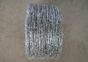 Quality 12x14# low carbon steel wire galvanied barbed wire for lawn,railways,expressways for sale