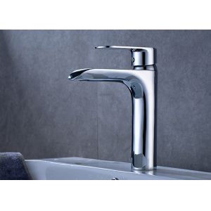 China Luxury Style Bathroom Basin Faucets Single Level ROVATE German Standard on sale