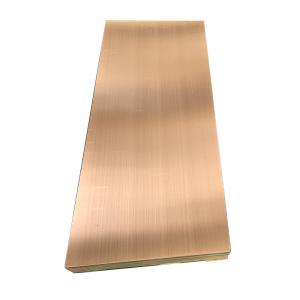 Quality Customized Metal Red Copper Plate Sheet Pure Polished C12000 C11000 C12200 300mm for sale