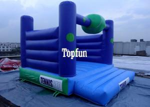 Quality Customized Inflatable Jumping Castle , Personal Dark Blue Boxing Sports Bouncer for sale