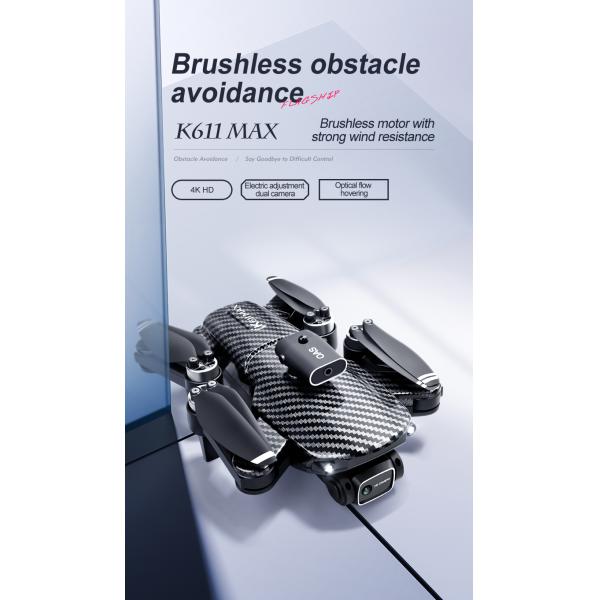 K611 Max 4k Dual Camera Drone Wide Angle Obstacle Avoidance Battery Type lipo battery Optical Flow Hovering Fpv Drone