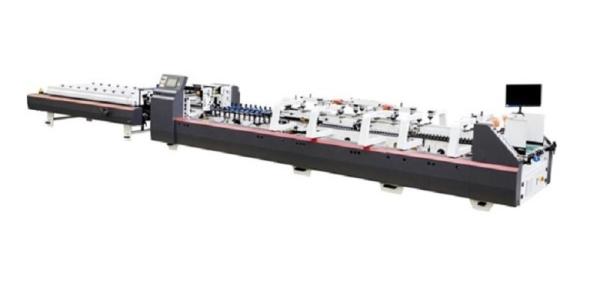 Buy Automatic Multi-function Folder Gluer Machine with Pre-fold & Bottom-lock, by glue guns, option for CD box at wholesale prices