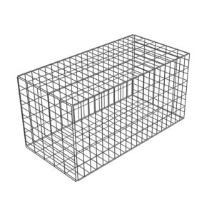 Quality 2x1x1m Galvanized 4mm Gabion Welded Wire Retaining Wall for sale