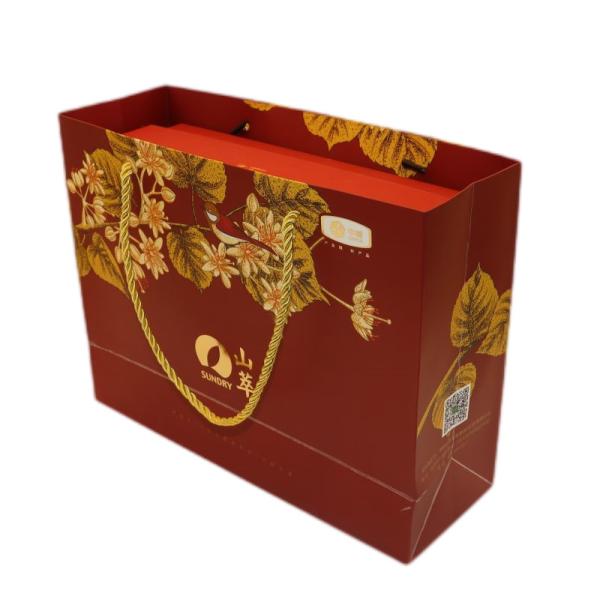 Red Honey Jar Box Packaging , Cardboard EPE Foam Box C1S CCNB Material