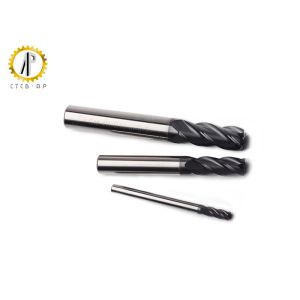 Quality HRC58 Tungsten Carbide Radius End Mills For Stainless Steel for sale