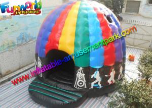 China Crazy Disco Dome Commercial Bouncy Castles , Inflatable Music Jumping Castle 5 x 5 Meters on sale