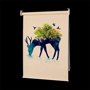 Fashion Printed Shutter Custom Curtain 3D Printed Roller Blinds Shutters