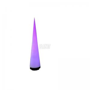 China Party Inflatable Lighting Cone Colorful Led Cone Inflatable Air Pillar For Event Decoration on sale