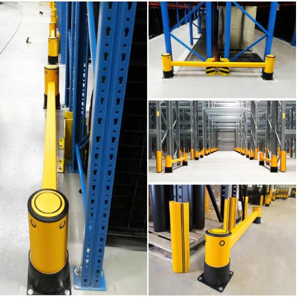 B21 Rackend Anti-Collision Guardrails Warehouse Safety Barrier Traffic Guardrails Rack protectors