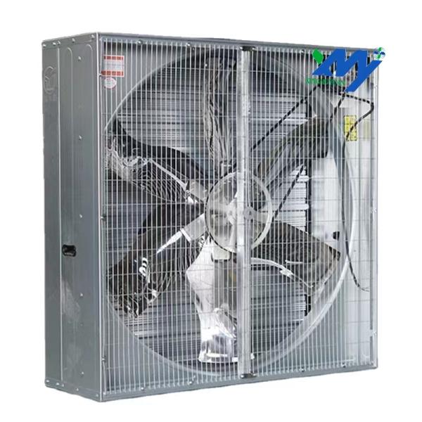 Big Blades Cooling Poultry Farm Exhaust Fan Greenhouse Ventilation Fan Heavy Duty Wall Mounted Drop Hammer Fan
