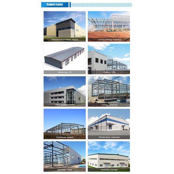 Q345 Metal Prefab Building Long Span Workshop