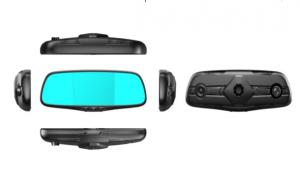 Quality Android 5.0 quad core 5 inch car rearview mirror with GPS/DVR/WIFI free/ FM/Night Vision for sale