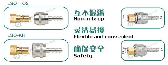 LSQ-KR Simple Structure High Pressure Quick Release Coupling For Shipping Manufacturing