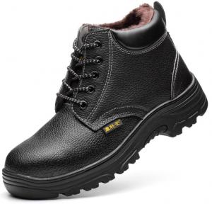 Quality High Top Anti Cold Winter Warmth And Anti Smash Anti Piercing Safety Shoes for sale