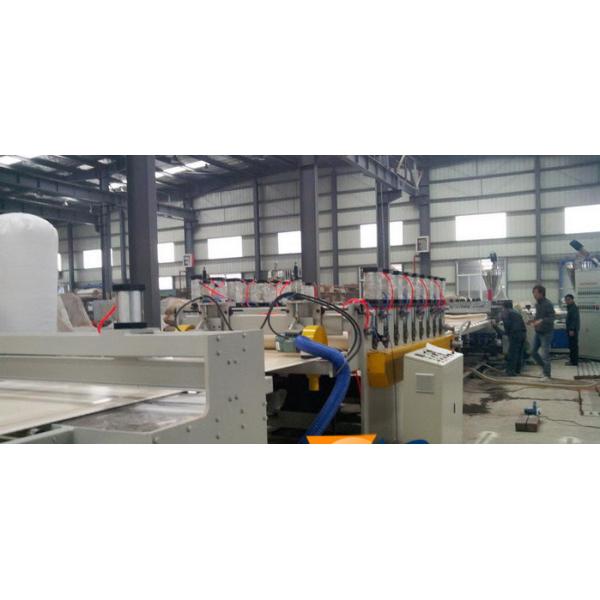 Double Screw WPC Board Production Line , WPC Construction Template Production Line / Extruder