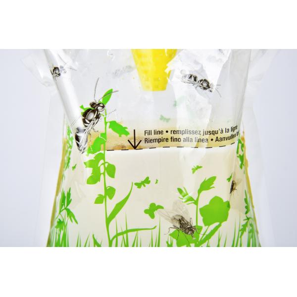 Square Eco Material Mini Fruit Fly Trap Bottle Target Lure Plastic Feature for Indoor