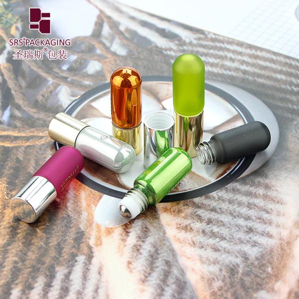 BLPB 15ml Clear Wholesale Customization Mold Glass Roll On Bottle With Switch Roller Steel Ball Bottles For Perfume