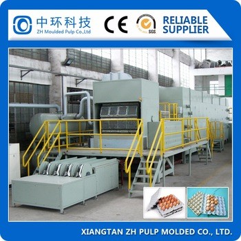 Recycled Egg Carton Machine , Paper Cutlery Making Machine 30kw