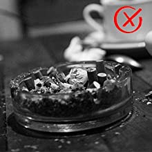 Round Push Down Smokeless Cigarette Ashtray with Spinning Tray