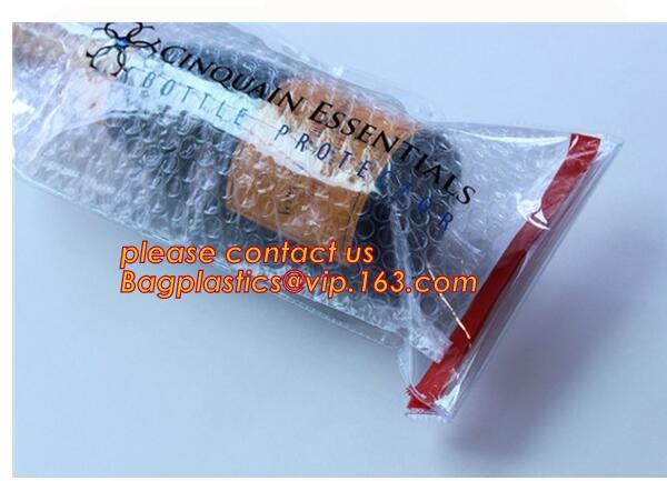 Reusable Wine Bottle Protector for Double Layer Bubble Wine Bottle Protector, Bottle Transport Bag,Leak Proof Travel Bag