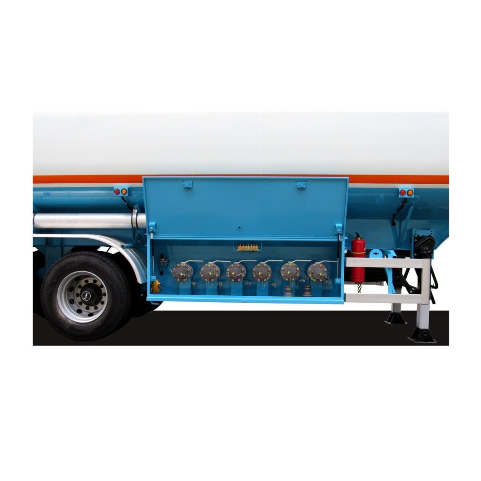 3 Axles 36000L 30t Heavy Duty Carbon Steel Fuel and Refuel Tank Semi Trailer Popular in Africa with Fuwa Axle 13t and Air Bag Spring Suspension