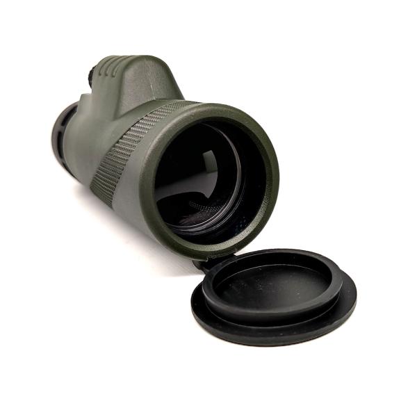 High Power Zoom BAK4 Prism Monocular Outdoor Green 23mm Big Eyepiece