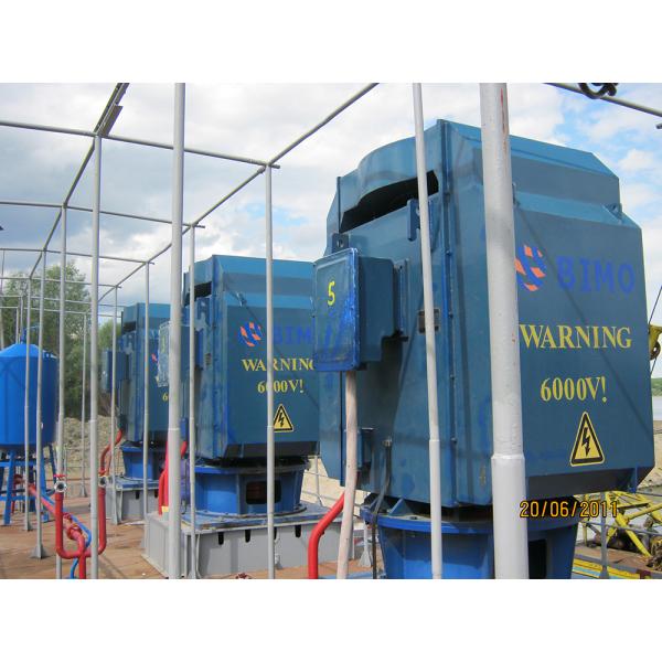 YKK 6KV High Voltage Three Phase Asynchronous Motor 200KW~1800KW 6000V 2-Pole 3000Rpm IP55 AC Motors