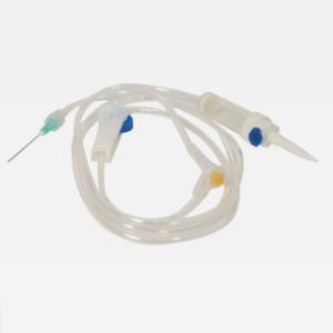 Hypodermic Syringes Anti - kink transparent PVC Disposable Infusion Set With Y Sit WL7008