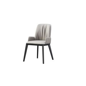 Plicated Wooden Dining Chair , Solid Wood Dining Chair Furniture For Living Room