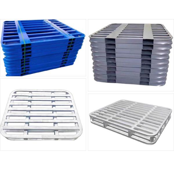 C04:Rounded Corner Steel Pallet Are Used To Store Bagged Grain, Feed, Etc.To Prevent The Bags From Being Broken By Forks And Facilitate Stacking And